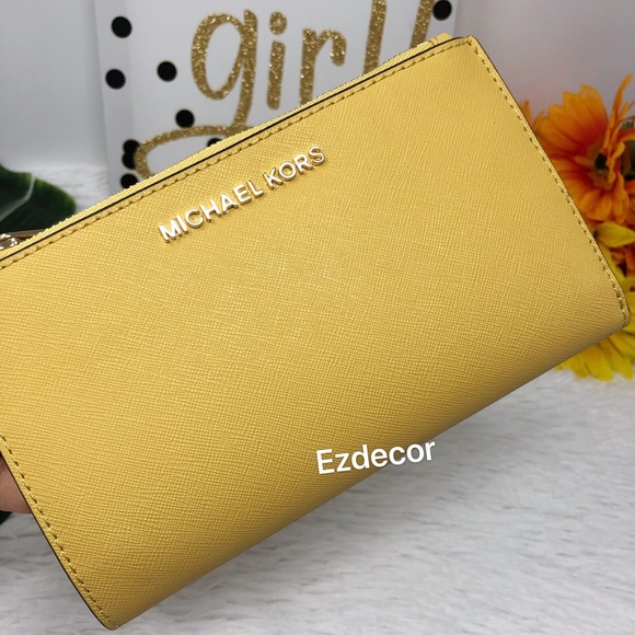 NWT Michael Kors Jet Set Double Zip Wristlet -DD - Picture 3 of 8